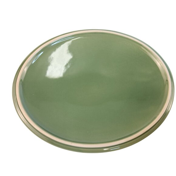Paula Deen Collection 3.5 Quart Covered Casserole Dish Green Ivory Stoneware Mic - Picture 5 of 10